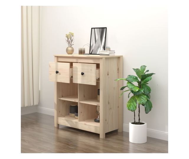 Komoda, 70x35x80 cm, Masivna borovina