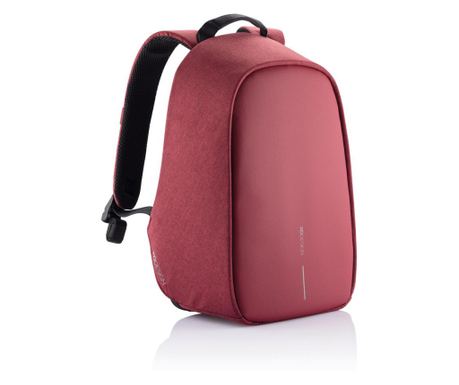 Луксозна раница Blent, USB-port, водоотблъскваща, светещи ленти, лаптоп до 13.3", rPet, Червен