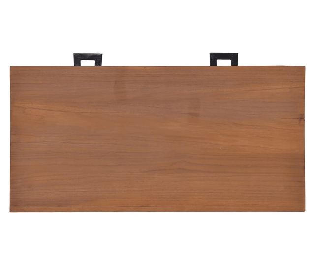 Radni stol, 81x40x75 cm, drvo tikovine