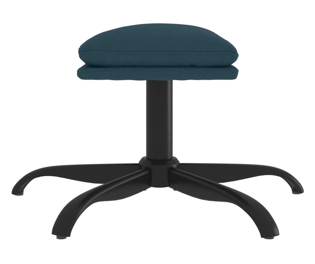 Табуретка, синя, 60x60x39 см, кадифе - 7