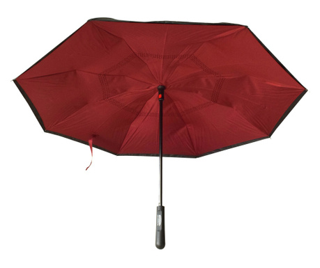 Umbrela automatica, 106 cm, antivant, rosie