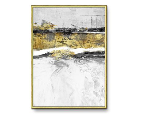 Tablou canvas, Abstract, cadru lemn, 31x41 cm, v3
