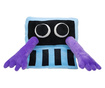 Плюшена играчка IdeallStore® Roblox Backrooms, Pixel Entity, 30 см, синя