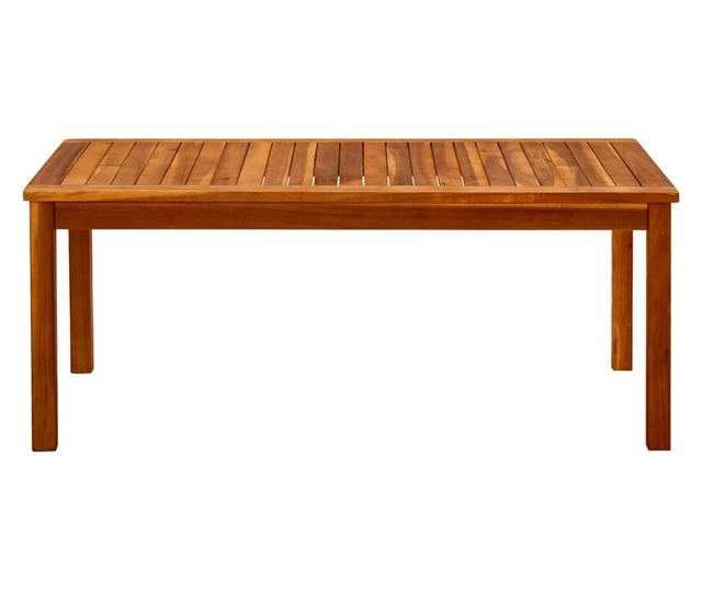 Măsuță de cafea de grădină 110x60x45 cm lemn masiv acacia