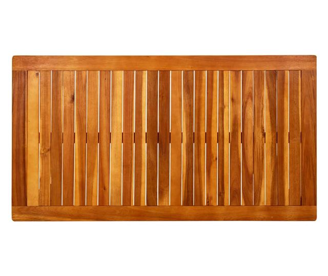 Măsuță de cafea de grădină 110x60x45 cm lemn masiv acacia