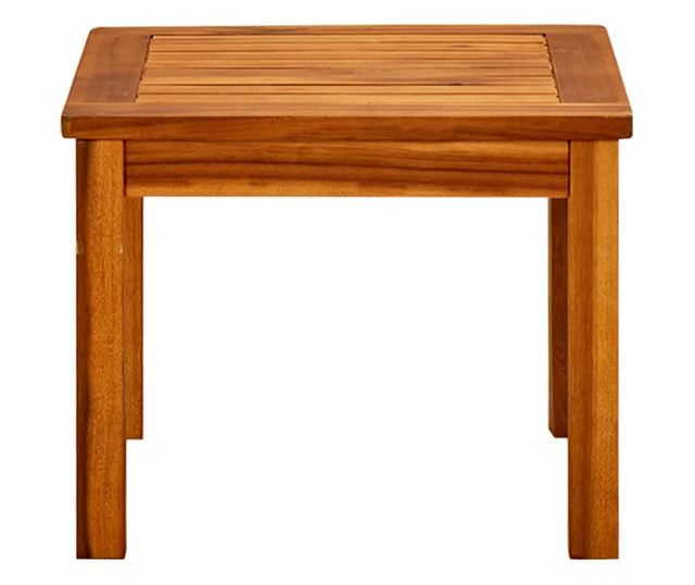 Măsuță de cafea de grădină, 45x45x36 cm, lemn masiv acacia