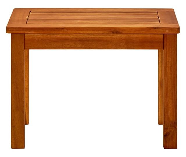 Măsuță de cafea de grădină, 50x35x36 cm, lemn masiv acacia