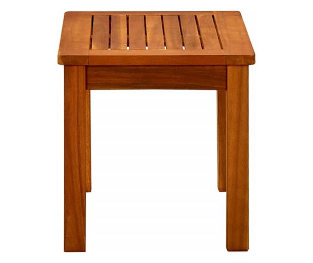 Măsuță de cafea de grădină, 50x35x36 cm, lemn masiv acacia