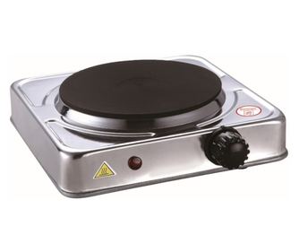 Plita electrica Rosberg R51445IS, 1500 W, Termostat, 185 mm, Otel inoxidabil
