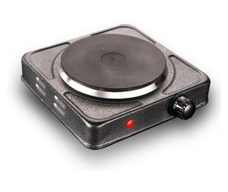 Plita electrica Rosberg R51445I, 1500 W, Termostat, Placa 185 mm, Shagreen