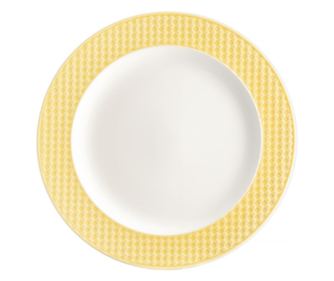 Farfurie plata 27.5cm, galben, portelan, AMBITION Nordic