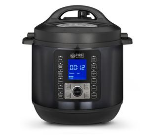 Мултикукър под налягане First Austria FA-5130-2-GR, 1000W, 6 литра, Tаймер, 12 програми, LCD дисплей, Черен металик