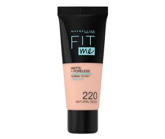 Alapozó, Maybelline, FIt Me Matte Poreless, 220 Natural Beige, 30 ml
