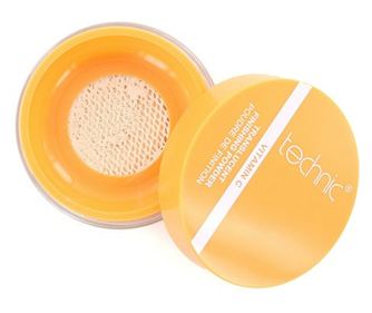 Пудра за лице, Technic, полупрозрачна с витамин С, 10 g