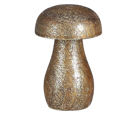 Decoratiune ciuperca, maro 10x7 cm
