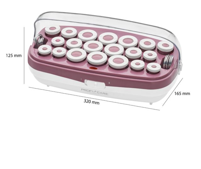 Trusa bigudiuri electrice 20 bucati, Proficare - PC-LW3028, roz