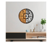 Декоративен стенен дървен часовник  56x56 cm