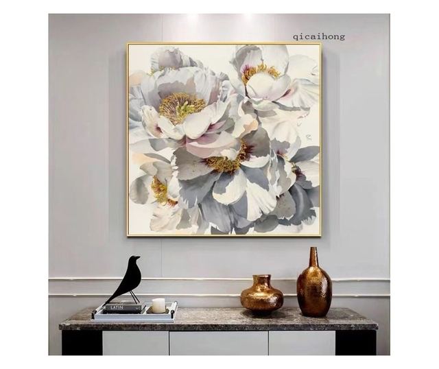 Slika sa cvijećem 60x60h cm