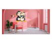 Sticker decorativ Valentine's Day, Pinguin, Multicolor, 75 cm, 1211ST