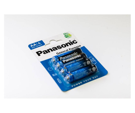 Baterie Panasonic R6 AA, 4 bucati in pachet 1.5V