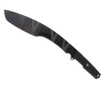 IdeallStore® vadászfazék, Amazonian Slasher, 44,5 cm, rozsdamentes acél, fekete, tokkal együtt