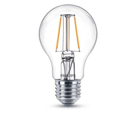 Bec LED Philips, 8W (75W), E27, 1055 lm, A+, lumina rece