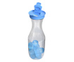 Carafa din plastic, Lowenthal, Accesoriu cuburi gheata, 1L, albastru