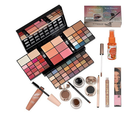 Set machiaj, Makeup, Exclusive Beauty Makeup Box, 16