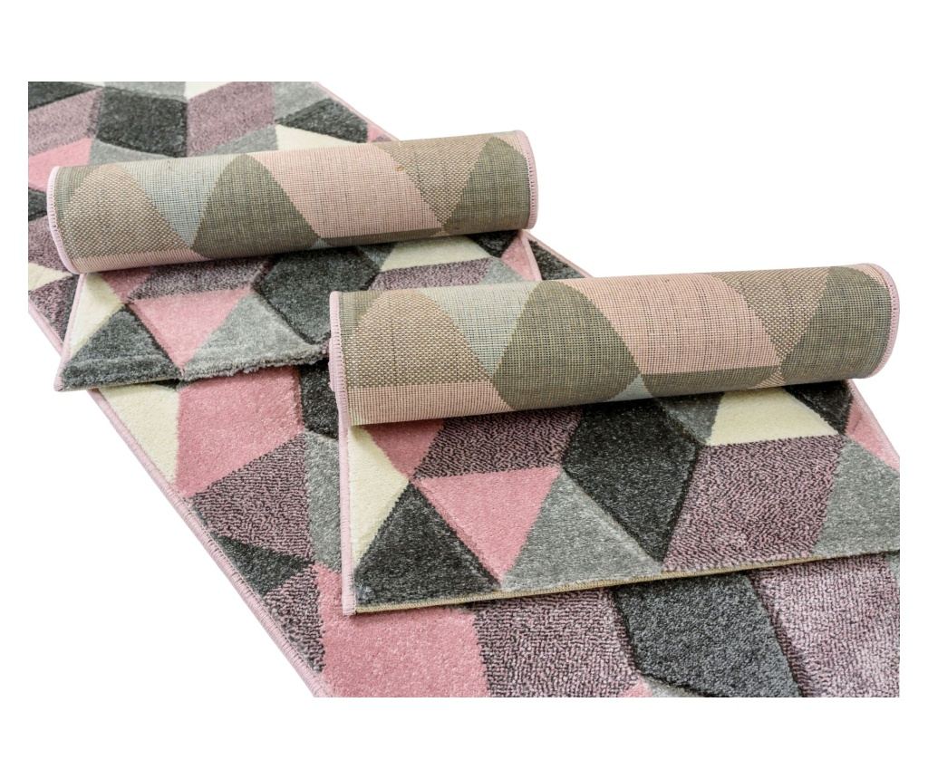 Килим Friese Cubi Розов, 60x200 см, Правоъгълен - 6