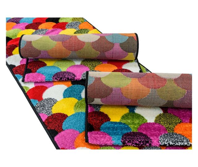 Килим Фризе Бамби Многоцветен, 60x200 см, Модерен дизайн, 2500 г/м²