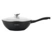Уок тиган Royalty Line RL-BW30M, 30см, Мраморно покритие, Индукция, Мека дръжка, Черен