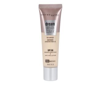 Alapozó, Maybelline, Dream Urban Cover SPF50, 100 Warm Ivory, 30 ml