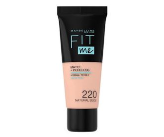 Alapozó, Maybelline, FIt Me Matte Poreless, 220 Natural Beige, 30 ml