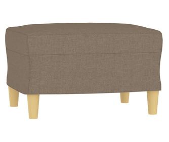 Stolček za noge taupe 60x50x41 cm blago