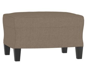 Stolček za noge taupe 60x50x41 cm blago
