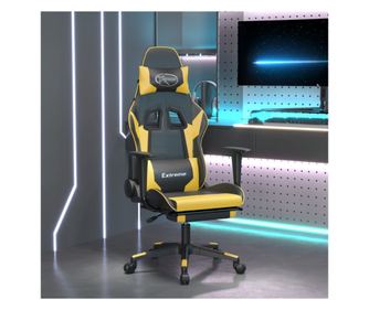 Masszzs/lbtarts fekete/arany mbr gamer szk