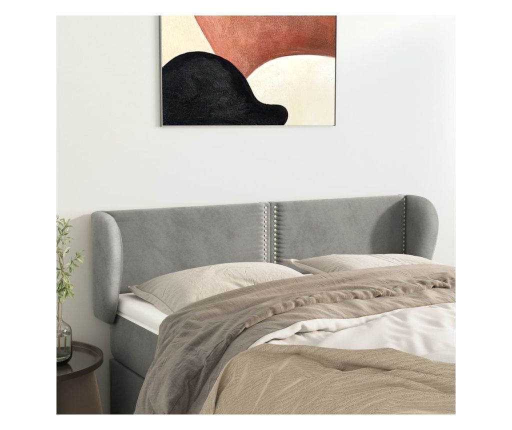 Vilgos szrke szrnyas gytbla 147x23x78/88 cm brsony