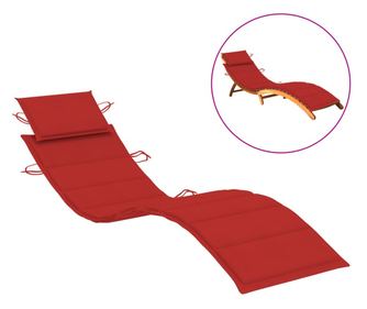 Napozgy prna, piros, 186x58x3 cm