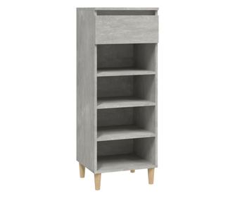 Pantofar, gri beton, 40x36x105 cm, lemn prelucrat