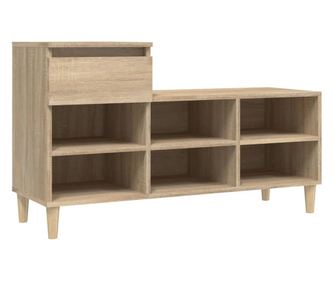 Ormarić za cipele boja hrasta 102x36x60 cm konstruirano drvo