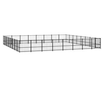 Zunanji pasji boks jeklo 60,22 m²