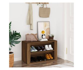 Ormarić za cipele, smeđi hrast, 75x35x45 cm, obrađeno drvo