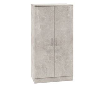 Pantofar, gri beton, 55x35x108 cm, lemn prelucrat