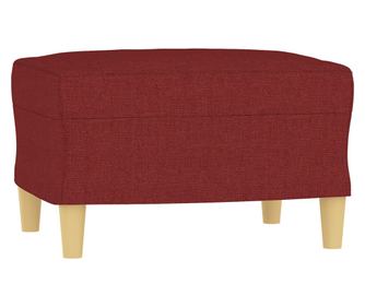 Tabure crvena boja vina 60 x 50 x 41 cm od tkanine