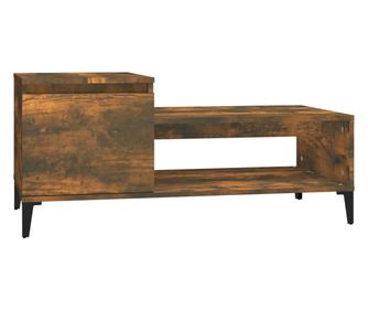 Konferenčný stolík dymový dub 100x50x45 cm spracované drevo