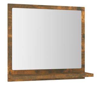 Kopalniško ogledalo dimljen hrast 40x10,5x37 cm inženirski les