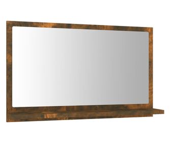 Kopalniško ogledalo dimljen hrast 60x10,5x37 cm inženirski les
