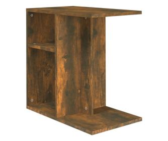 Príručný stolík dymový dub 50x30x50 cm spracované drevo