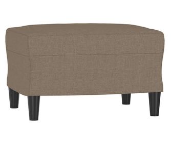 Stolček za noge taupe 60x50x41 cm blago