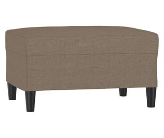 Stolček za noge taupe 70x55x41 cm blago